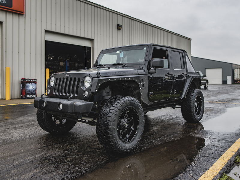 2016 Jeep Wrangler - 20x10 Fuel Offroad Wheels  Nitto Tires