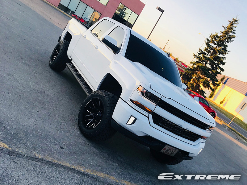 2016 Chevrolet Silverado 1500 20x12 Dropstars Wheels 35x13.5R20 Nitto