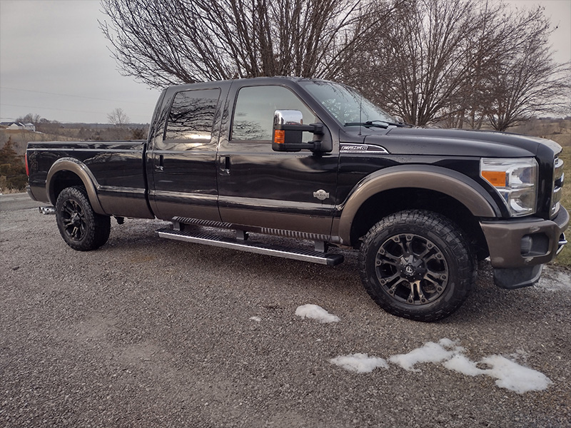 2016 Ford F250 Super Duty 20x9 Fuel Offroad Wheels LT275/65R20 Cooper Tires