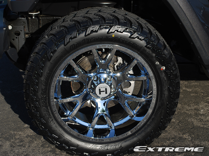 2018 Jeep Wrangler JK - 20x10 Hostile Wheels 285/55R20 Amp Tires