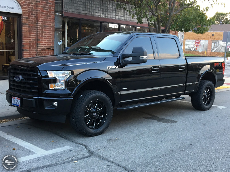 2017 Ford F 150 With Leveling Kit Xd Series Buck 25 Xd825b 20x9 20 By 9 Inch Wide Wheel +0 Offset Nitto Terra Grappler G2 305 55r20 Tire 