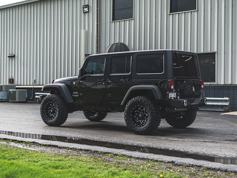 2017 Jeep Wrangler - 17x9 Fuel Offroad Wheels  Nitto Tires