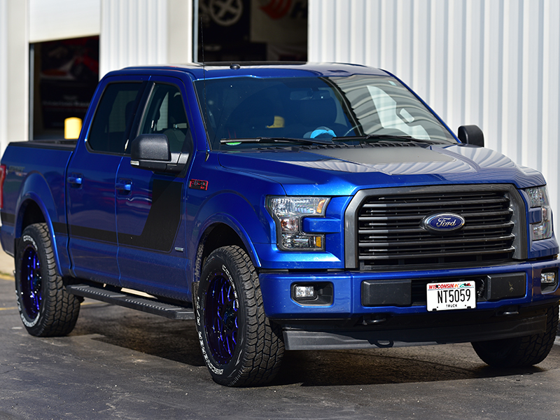 2017 Ford F150 Sport Xd Series Grenade Xd820sbmb 20x9 00 Wheels Cooper 275x60 R 20 Discoverer At3 Leveled 