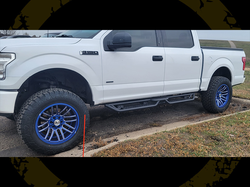 2017 Ford F-150 - 20x10 XF Offroad Wheels LT35x12.50R20 AMP Tires