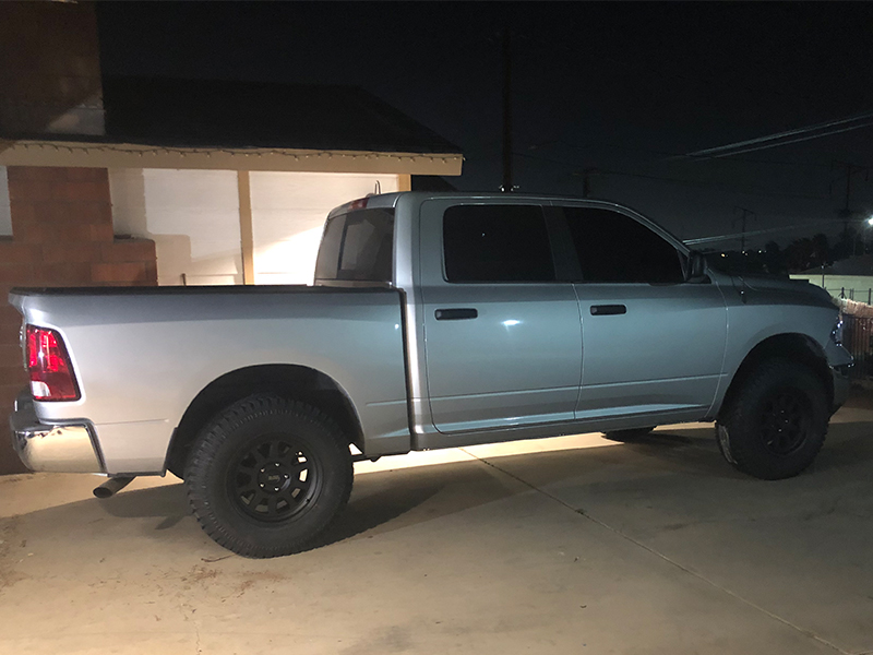 17 Ram 1500 18x9 Black Rhino Wheels 295 70r18 Atturo Tires Bilstien