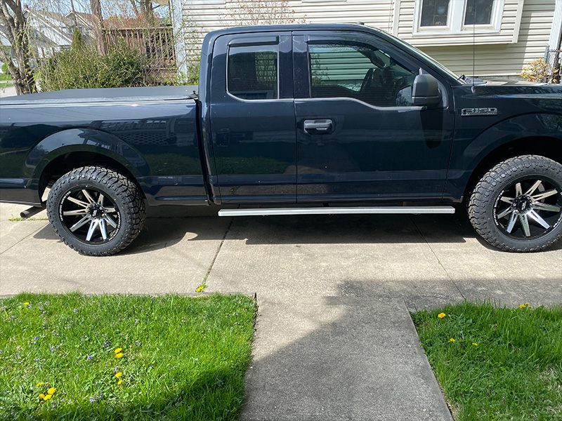 2018 Ford F-150 - 20x10 Off-Road Monster Wheels 285/55R20 Venom Power Tires