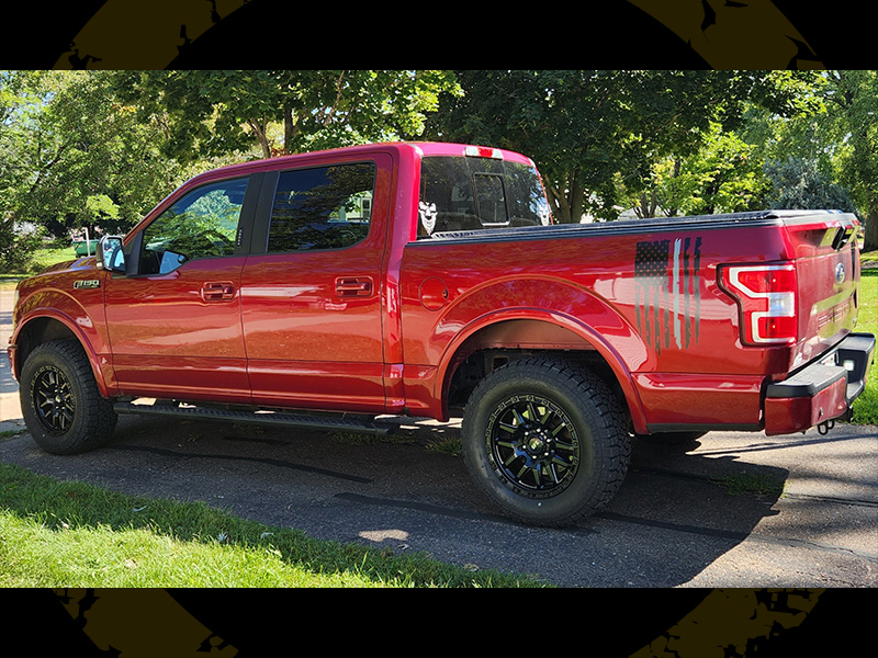 2018 Ford F150 18x9 GFX Wheels 275/65R18 Kenda Tires