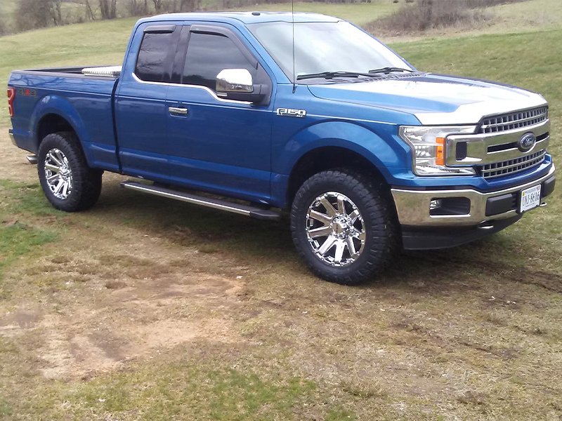 2018 Ford F150 20x9 MKW Wheels 295/60R20 Nitto Tires Rough Country