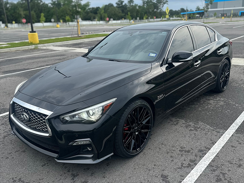 2018 Infiniti Q50 20x9 Niche Wheels 245/35ZR20 Lexani Tires