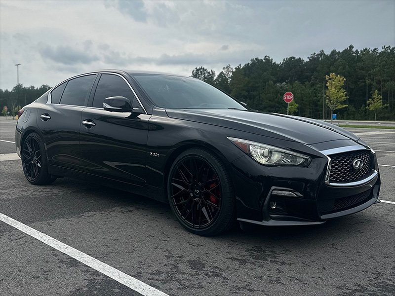 2018 Infiniti Q50 20x9 Niche Wheels 245/35ZR20 Lexani Tires
