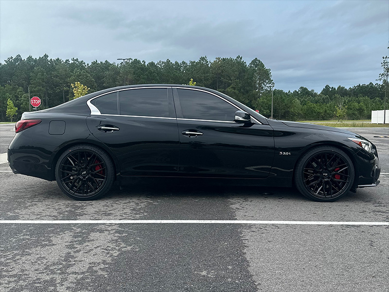 2018 Infiniti Q50 20x9 Niche Wheels 245/35ZR20 Lexani Tires