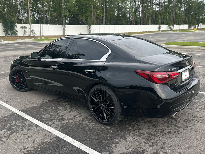 2018 Infiniti Q50 20x9 Niche Wheels 245/35ZR20 Lexani Tires