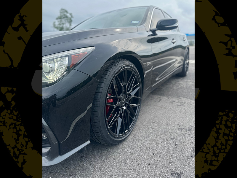 2018 Infiniti Q50 - 20x9 Niche Wheels 245/35ZR20 Lexani Tires