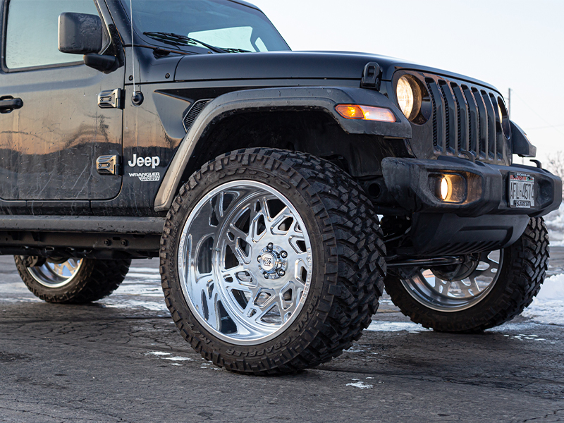 2018 Jeep Wrangler - 24x14 Dropstars Forged Wheels 375/40R24 Nitto Tires  Rough Country
