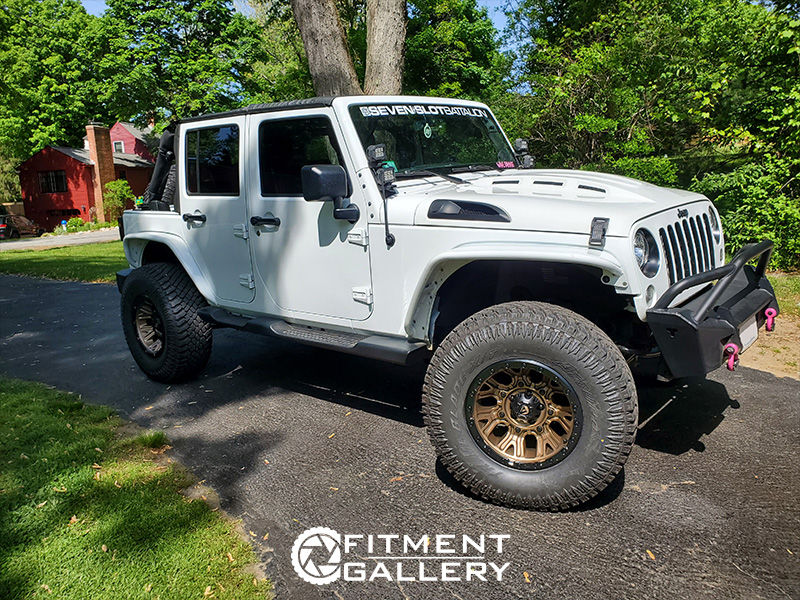 2018 Jeep Wrangler JK 17x9 Fuel Offroad Wheels LT35x12.50R17 Atturo Tires