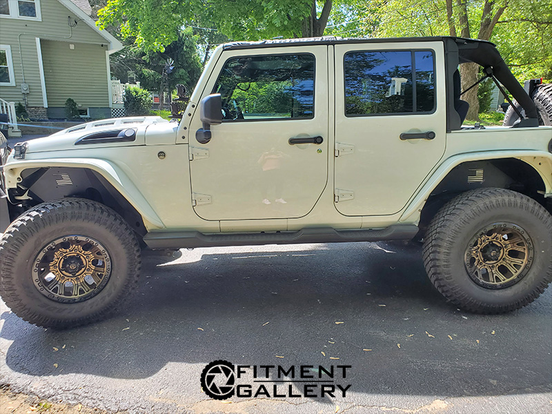 2018 Jeep Wrangler JK 17x9 Fuel Offroad Wheels LT35x12.50R17 Atturo Tires
