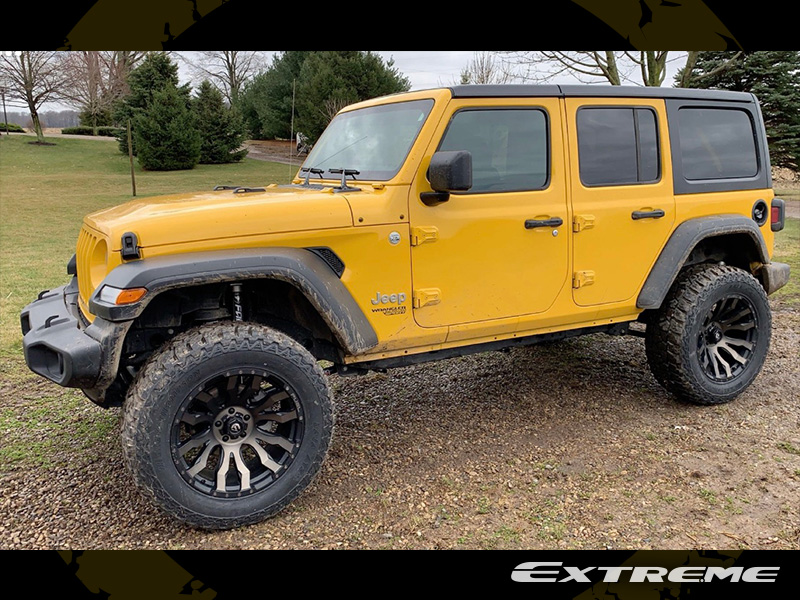 2018 Jeep Wrangler 20x10 Fuel Offroad Wheels LT35x12.50R20 Mickey