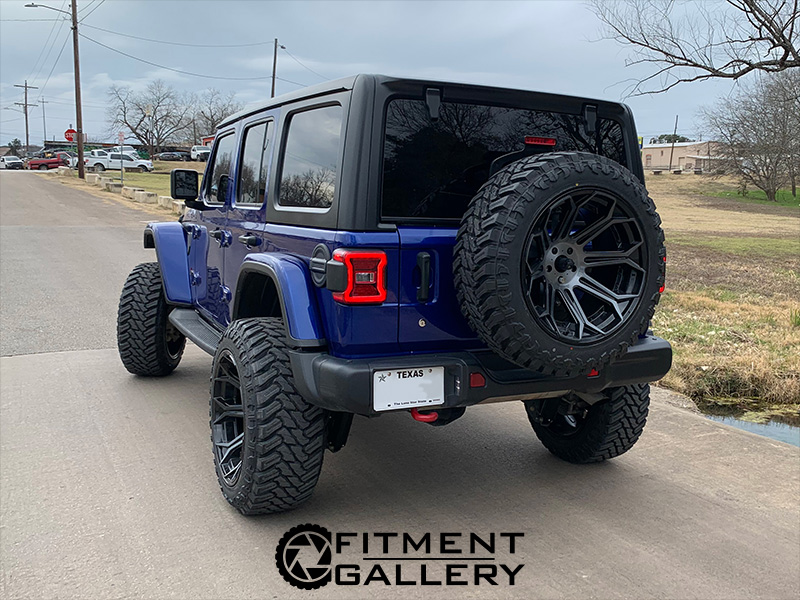 2018 Jeep Wrangler - 22x12 Fuel Offroad Wheels LT35x12.50R22