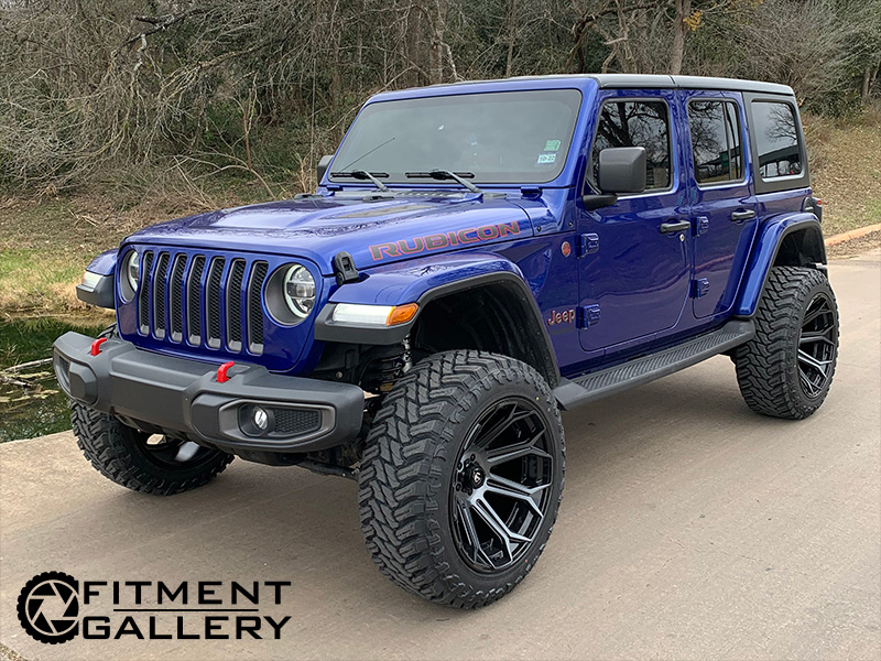 2018 Jeep Wrangler - 22x12 Fuel Offroad Wheels LT35x12.50R22
