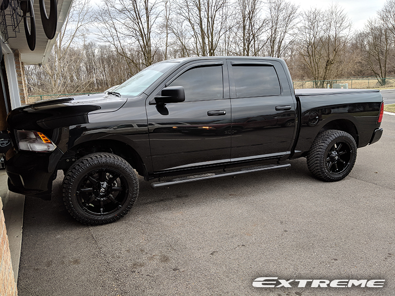 2018 Ram 1500 20x10 Fuel Offroad Wheels 33x12.5R20 Atturo Tires Rough