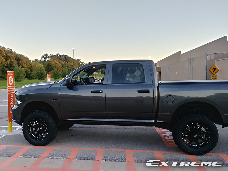 2018 Ram 1500 20x9 Moto Metal Wheels 35x12 50r20 Federal Tires Rough Country 6 Inch Suspension Lift