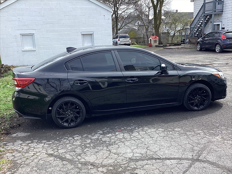 2018 Subaru Impreza - 17x7.5 Motiv Wheels 205/40ZR17 Lexani Tires