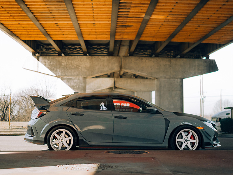 2019 Honda Civic 18x9.5 Vors Wheels 255/40R18 Lexani Tires