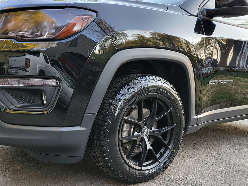 2019 Jeep Compass 18x8.5 ESR Wheels 235/55R18 Falken Tires