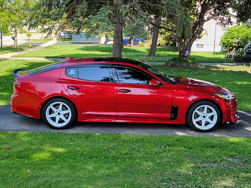 2019 Kia Stinger - 18x8.5 Vors Wheels 225/45R18 Cooper Tires