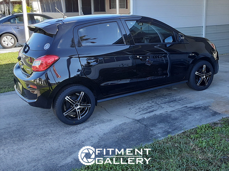 2019 Mitsubishi Mirage - 15x6.5 Vision Wheels
