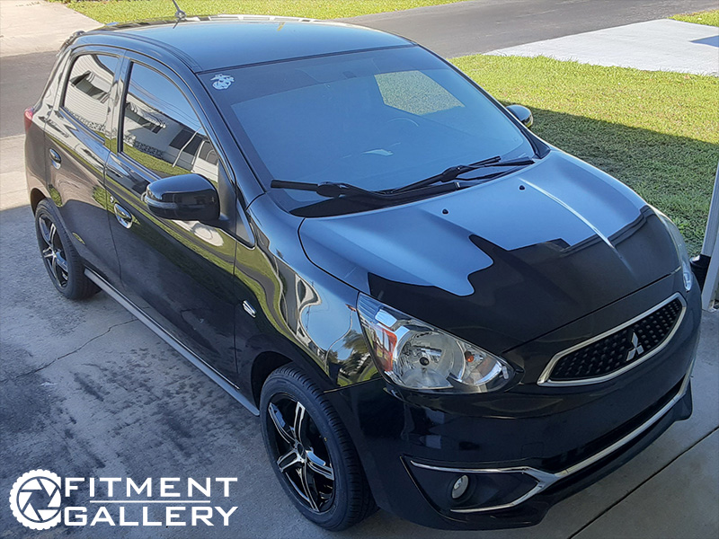 2019 Mitsubishi Mirage - 15x6.5 Vision Wheels