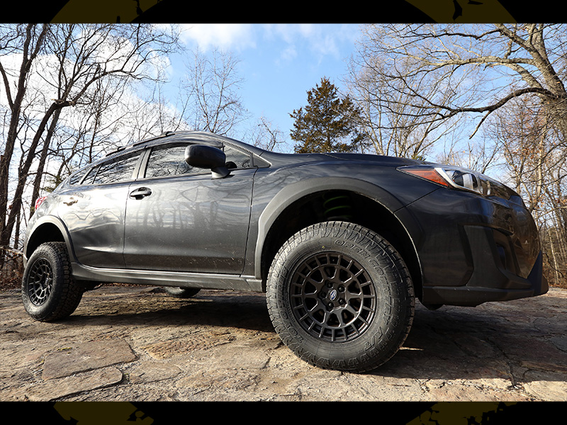 2019 Subaru Crosstrek - 15x7 Black Rhino Wheels P225/75R15 Toyo Tires
