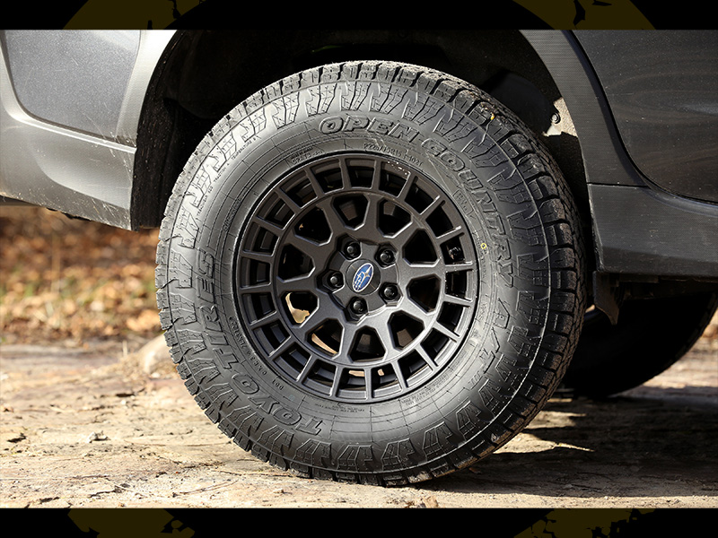 2019 Subaru Crosstrek - 15x7 Black Rhino Wheels P225/75R15 Toyo Tires