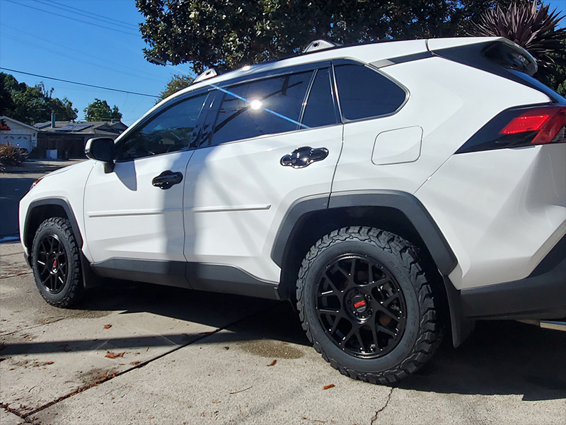 2019 Toyota RAV4 17x8 KMC Wheels LT225/65R17 BFGoodrich Tires