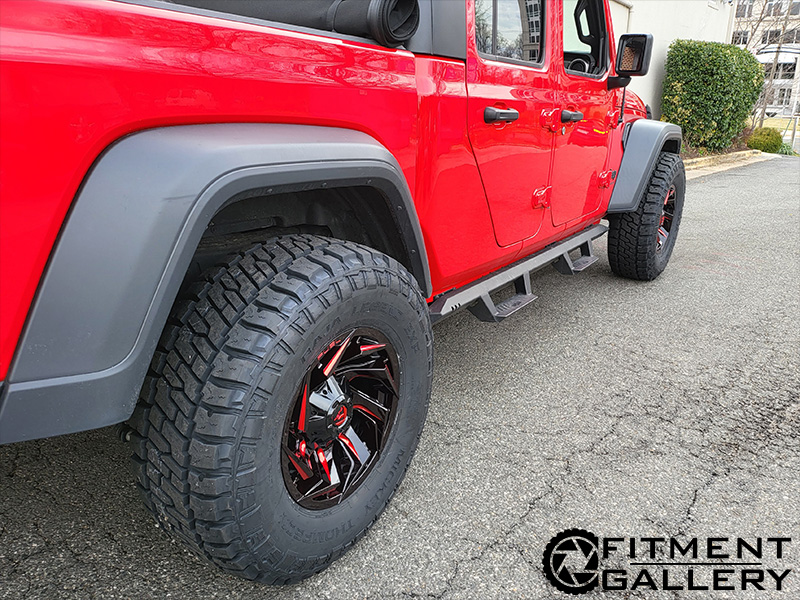 おじこんヘンダーソン、カブレラオルティズ、ロビンソントムシーバージョンソン 2020 Jeep Gladiator - 17x9 Fuel Offroad Wheels LT315/70R17 Mickey