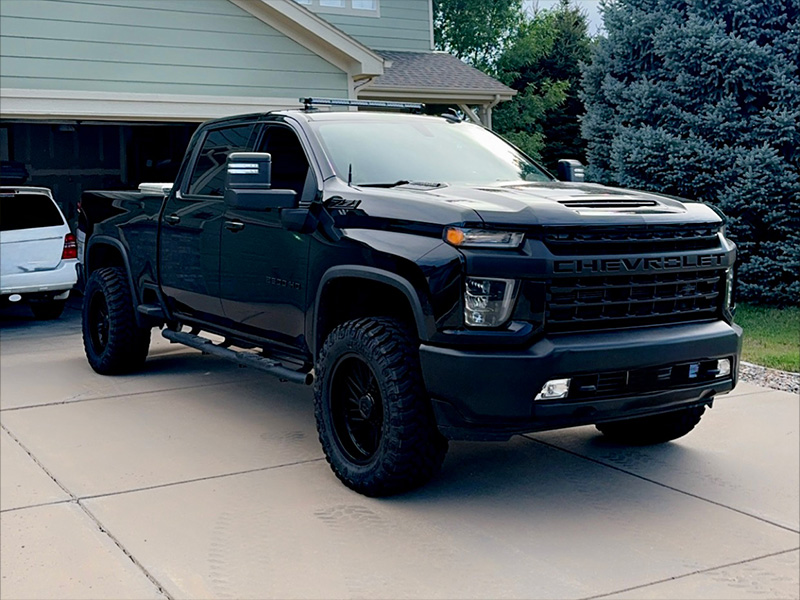 2021 Chevrolet Silverado 2500 HD - 20x10 TIS Offroad Wheels 35x12.50R20 ...
