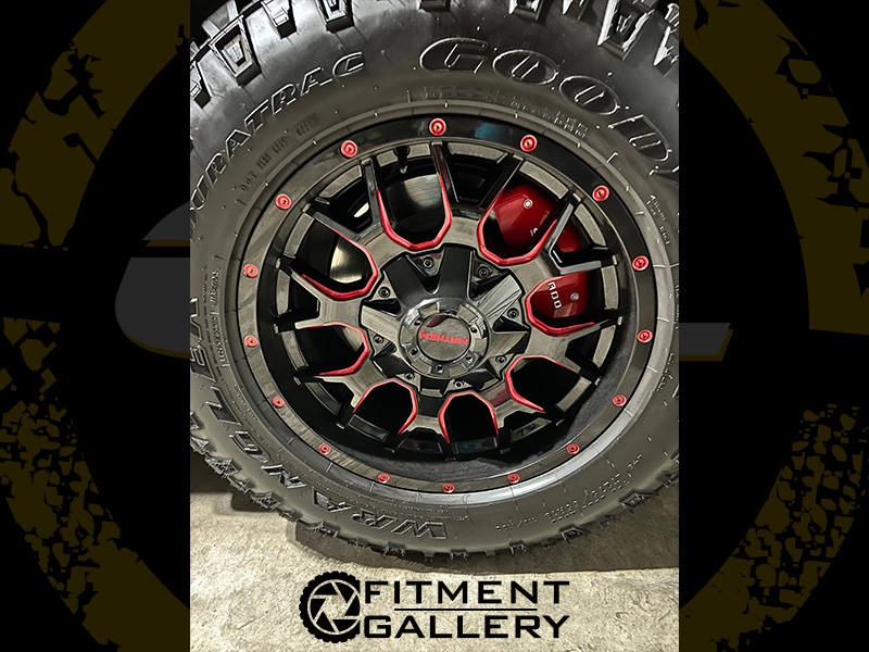 2021 Chevrolet Silverado 1500 18x9 Mayhem Wheels 275/65R18 Goodyear Tires