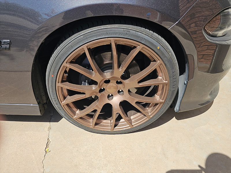 2021 Dodge Charger 22x9.5 OE Performance Wheels 265/30ZR22 Advanta Tires