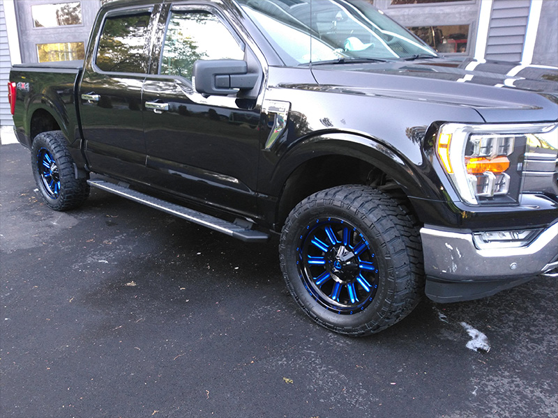 2021 Ford F150 Xlt Fuel Offroad Hardline 20x9 Mickey Thompson Baja Legend Exp 33x12 50r20 2in Rough Country Lift 