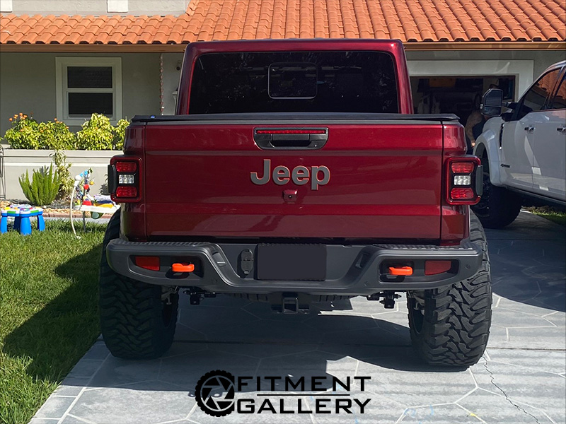 2021 Jeep Gladiator - 22x12 Vision Wheels 37x13.50R22 Toyo Tires