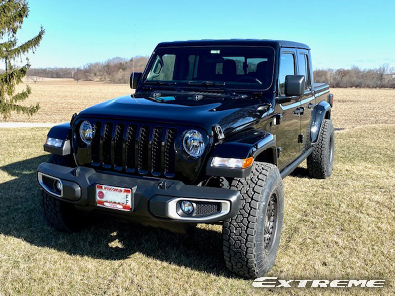 2021 Jeep Gladiator Sport S Black Rhino Armory 17x9.5  18 Offset Toyo Open Country At3 285 75r17 