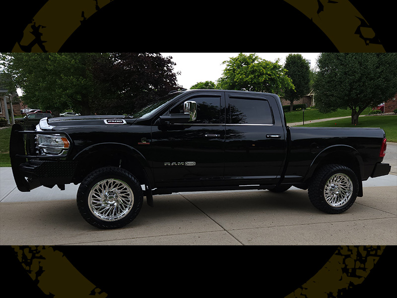 専用先入観を捨てて踏め！！最強RAM'S HEAD系clone 2021 Ram 2500 - 22x10 Fittipaldi Offroad Wheels 35x12.50R22 AMP Tires