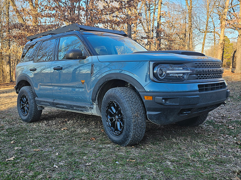 2022 Ford Bronco Badlands Vision Offroad Korupt 405 17x8 Toyo Open Country At3 245 70r17 2 5in Suspension Lift 