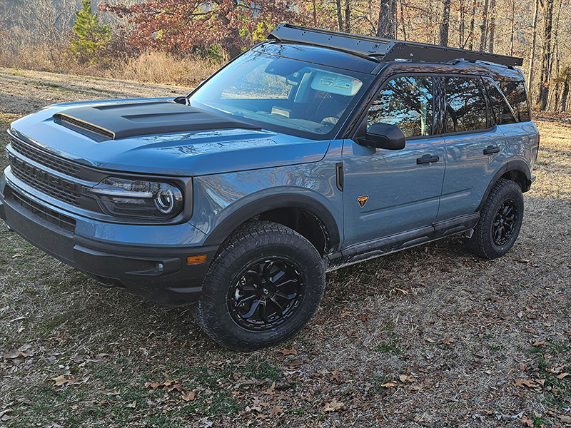 2022 Ford Bronco Badlands Vision Offroad Korupt 405 17x8 Toyo Open Country At3 245 70r17 2 5in Suspension Lift 