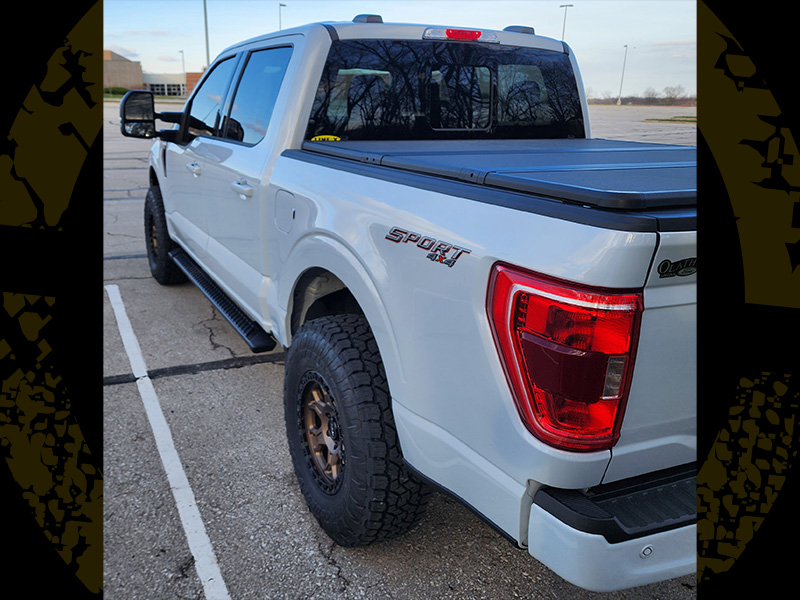 2022 Ford F150 Xlt Mvx 17x9 Toyo Open Country At3 35x11 5r17 3in Rough Country Leveling Kit 