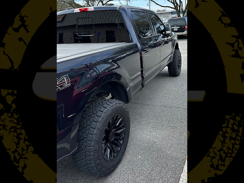 2022 Ford F250 Lariat Flame 20x10 Nitto Recon Grappler At 295 65r20 2in Rough Country Leveling Kit 
