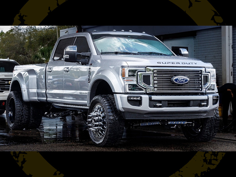 2022 Ford F450 Platinum American Force Evo 24x8 5 Dually Toyo Open Country Rt 37x13 50r24 4in Stryker Suspension Lift 