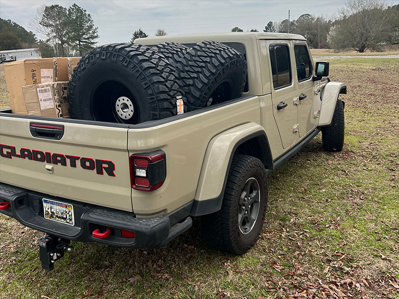 2022 Jeep Gladiator - 17x9.5 Black Rhino Wheels LT37x13.50R17