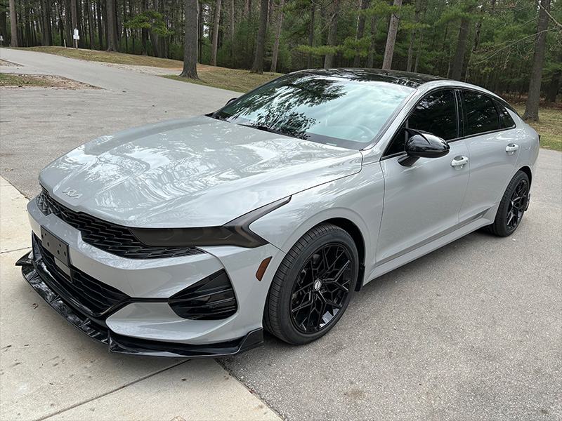 【kix404】 2022 Kia K5 - 18x8.5 Shift Wheels 245/40R18 Pirelli Tires