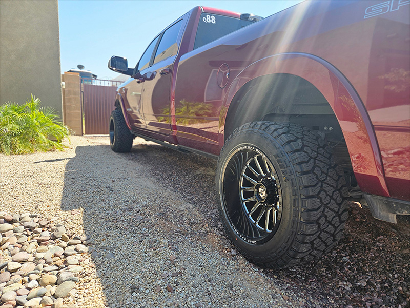 2022 Ram 2500 - 20x12 Gear Off Road Wheels 33x12.50R20 Kenda Tires